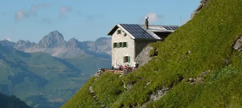Frederic-Simms-Hütte in Bach