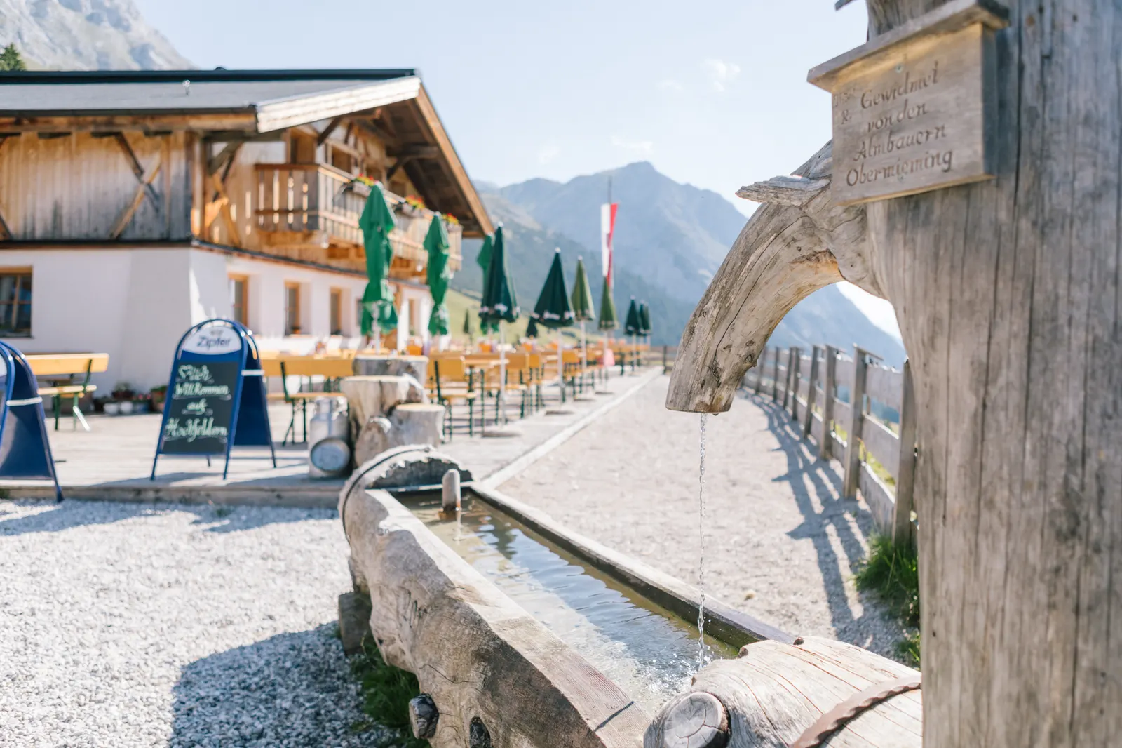 Hochfeldern Alm in Mieming, Tirol