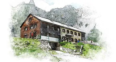 Lamsenjochhütte in Vomp, Tirol