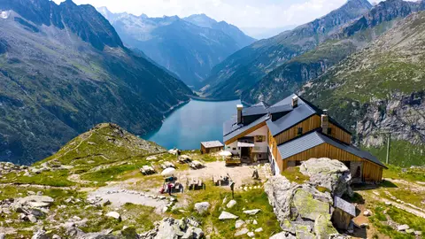 Plauener Hütte in Brandberg