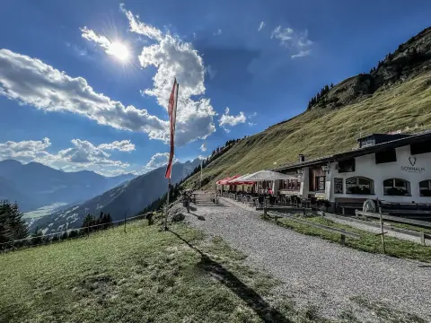 Sonnalm Lechtal in Bach