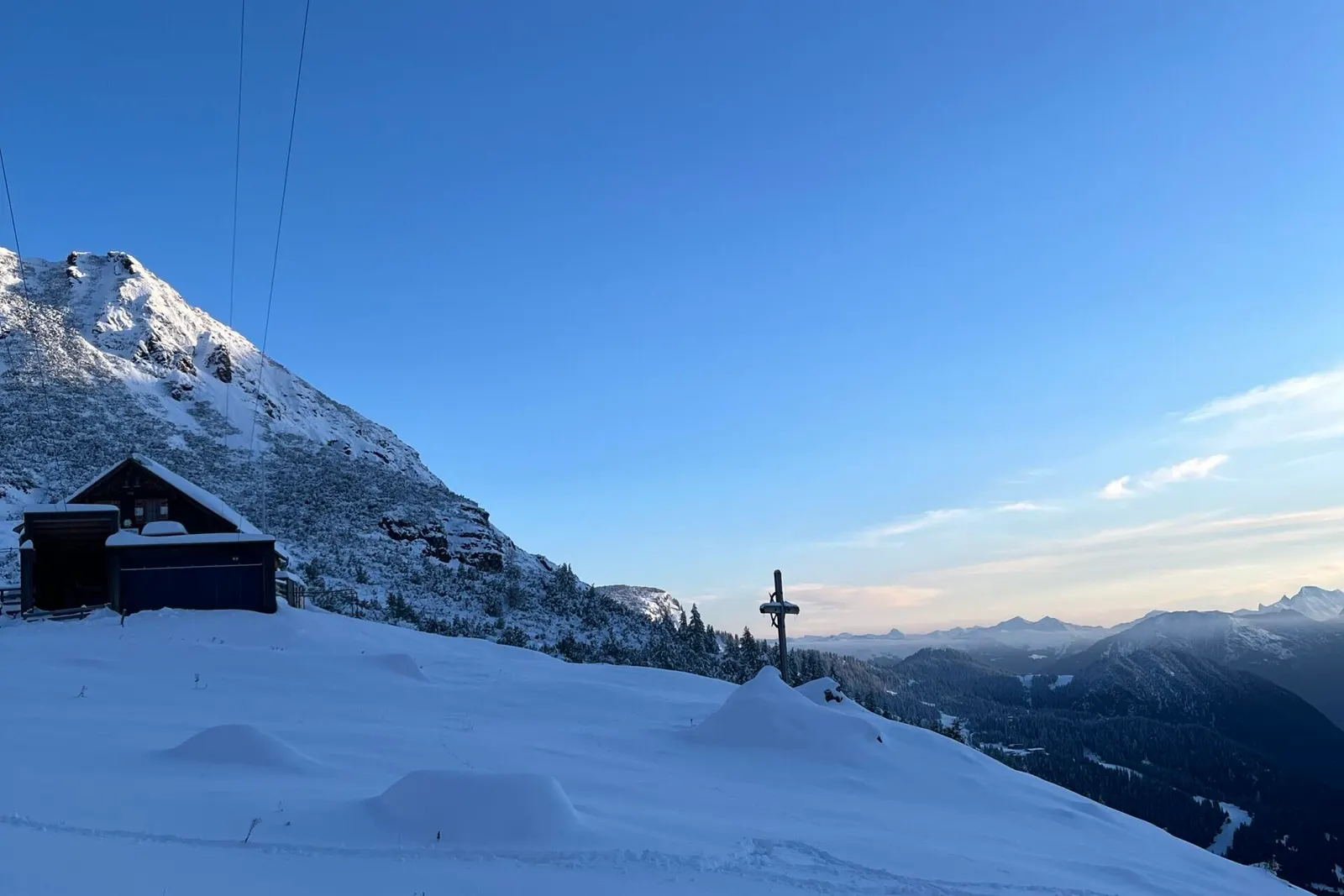Oberzalimhütte in Brand, Vorarlberg