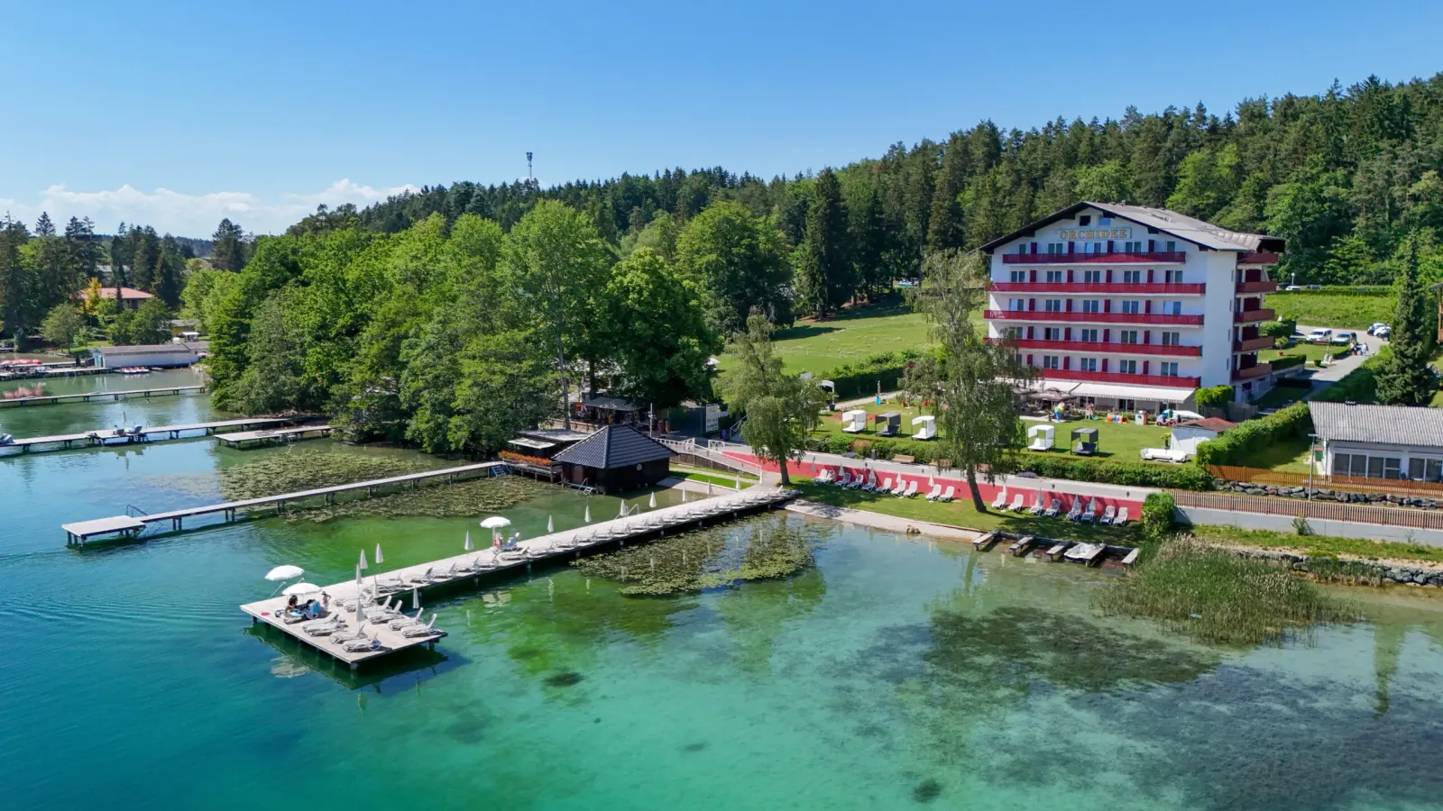 Familienstrandhotel Orchidee in St. Kanzian am Klopeiner See, Kärnten